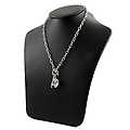 Flora's CZ Charm Necklace - Silver Tone
