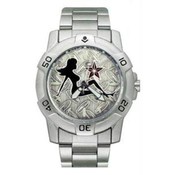 Chrome Biker Watch, Mudflap Chick