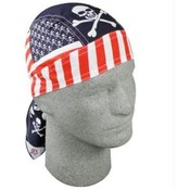 Flydanna&reg;, 100% Cotton, Patriotic Skull