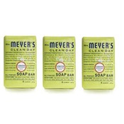 Mrs. Meyers Clean Day All Purpose Bar Soap, Lemon Verbena, 8 oz, 3 pack