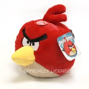 8" Angry Birds Red Bird with Sound &amp; Officially Li