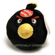 5" Angry Birds Black Bird with Sound &amp; Officially