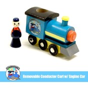 Conductor Carl Wooden Engineer Train