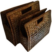 Hand Bag, Wicker - Set of 2