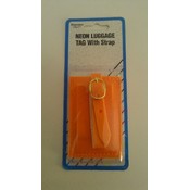 Luggage Tag with Strap - Neon Wholesale Bulk