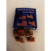 American Flag Pin - Set of 4