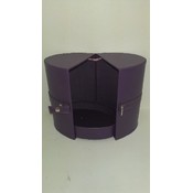 Oval Jewelry Box, Purple