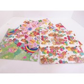 Flat Gift Wrap, All Occasion - Assorted Wholesale Bulk