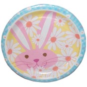Easter Dessert Plates Bunny - 12 Count