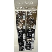 The Man Can LLC Family Car Decals Clip Strip (Case Pack) Wholesale Bulk