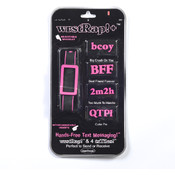 wrstRap!+ Neon Pink Bracelet &amp; 4 Inserts