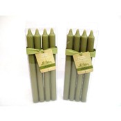 4 Pack Taper - Spruce, Unscented