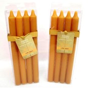 4 Pack Taper - Chestnut - Unscented