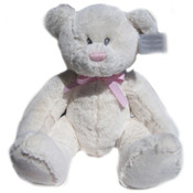 Russ Large Pink White Lullaby Bear