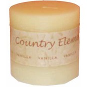 3" X 3" Pillar Candle - Vanilla