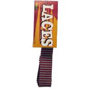 Pink &amp; Green Stripes Shoelaces