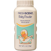 2 oz Freshscent Baby Powder Talc