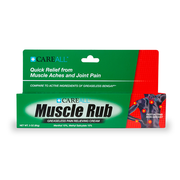 Wholesale CareALL Muscle Rub 3 oz DollarDays