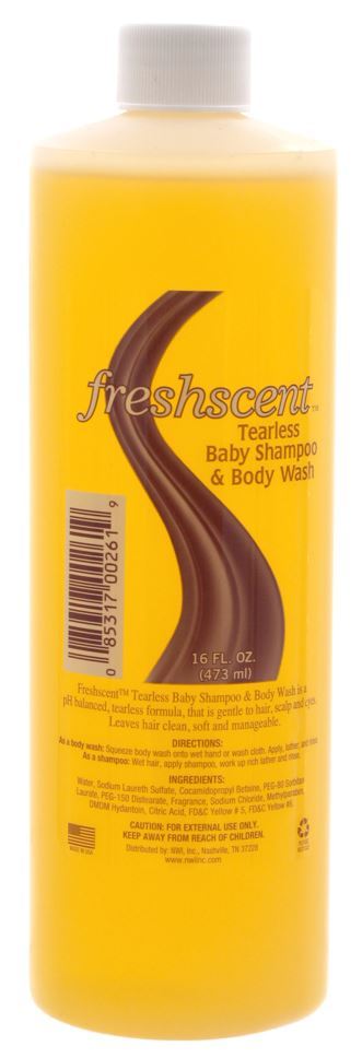 Wholesale Freshscent Tearless Baby Shampoo & Body Wash 16 Oz(12x.79)