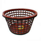 18.5X9.5In Plastic Laundry Basket Assorted