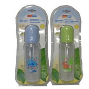 8 OZ BPA Free Plastic Baby Bottle