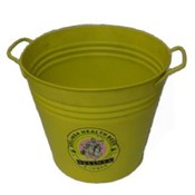 640Ml Yellow Metal Bucket With Handle