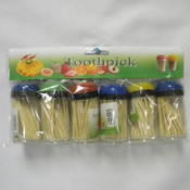 6Pc Toothpick W/Holder