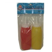 2Pc Mustard &amp; Ketchup Dispenser
