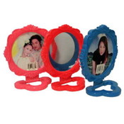 5 Inch Round Mirror Assorted Colors