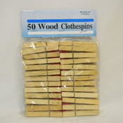 50Ct Wooden Cloth Pin