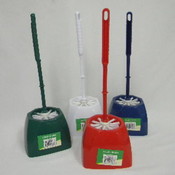 Toilet Brush Asst Clr,Octagon Holder