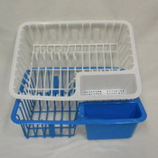 Plastic Sink Rack Blue-White