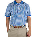Men's Striped Pique Polo Shirt