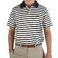 Men's Striped Jersey Polo
