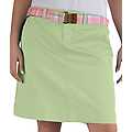 Knee Length Solid Cotton Skirt