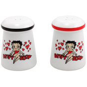 Betty Boop Hearts Salt &amp; Pepper Shakers
