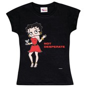 Betty Boop Not Desperate Junior Top