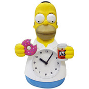 Homer Simpson Animated Clock