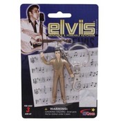 Elvis Gold Bendable Key Chain