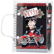 Betty Boop Biker Pen and Notebook Set