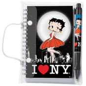 Betty Boop I Love NY Pen and Notebook Set
