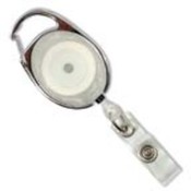 Clear Quick Clip Retractible I.D. Card Reels