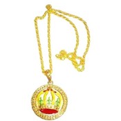 King's Crown Bling Bling Necklace(Pack of 24)