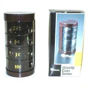 Gravity Coin Sorter Bank
