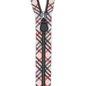 Nylon Coil Zipper 18"  Conversion Kit-Plaid