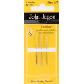 Leather Hand Needles-Assorted 3/Pkg