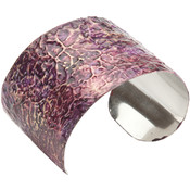 Stainless Steel Cuff Bracelet-Wine
