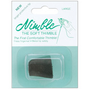 Leather Nimble Thimble With Metal Tip-Large