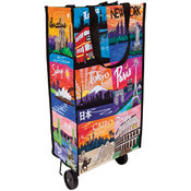 Quilt Blocks Around The World Eco Wheelie Tote