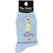 The Girls Socks-Arts &amp; Craft Girl